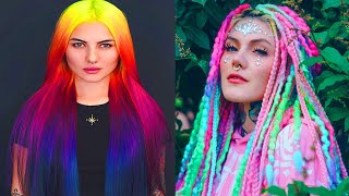 Best Hair Color Transformations 2019 | Rainbow Hair Compilation