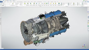 T-FLEX CAD - Turbojet engine