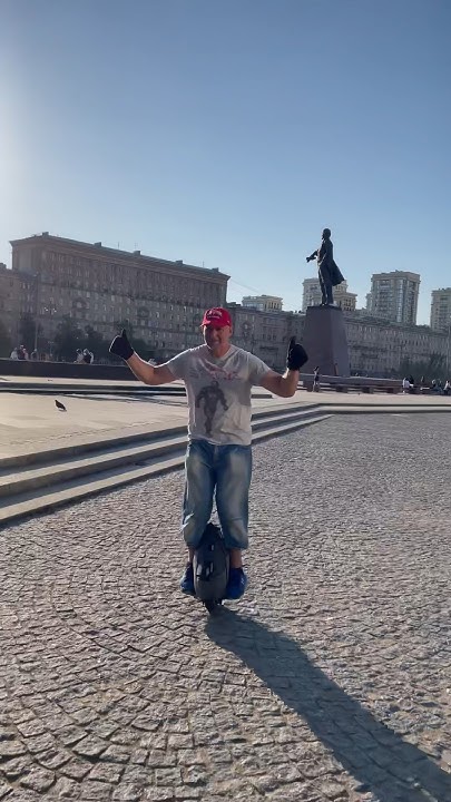 + Денис! Велосипедист на Моноколесе! Результат часового занятия! #топ # ...