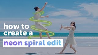 How to create Neon Spiral Edits | PicsArt Tutorial screenshot 3