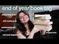 end of year book tag 🌟 disappointing reads, best adaptations, 2024 goals, and more!