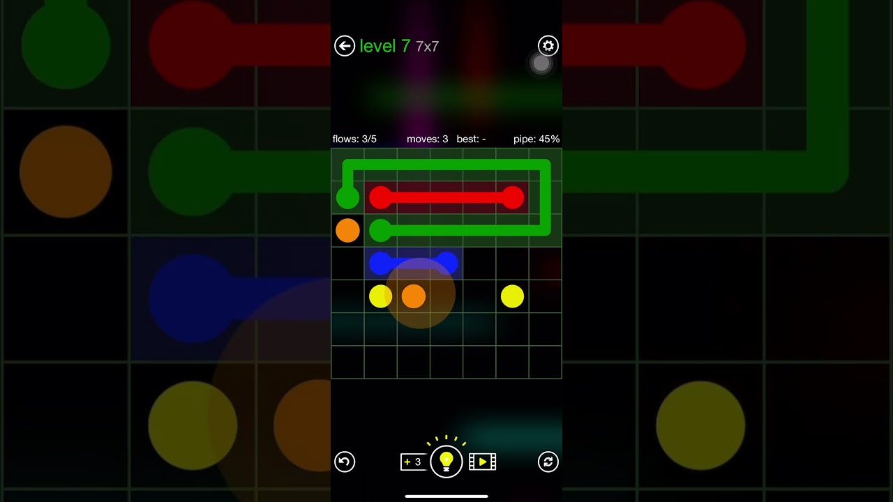 Flow Free Classic Pack 7x7 – Level 7 Guide