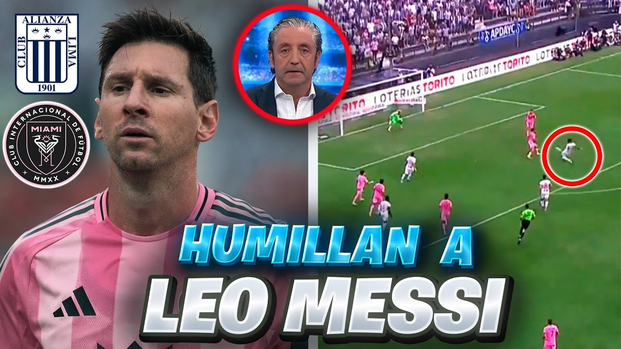 ASI REACCIONA PRENSA MUNDIAL a HUMILIACIÓN de MESSI INTER MIAMI vs ALIANZA LIMA