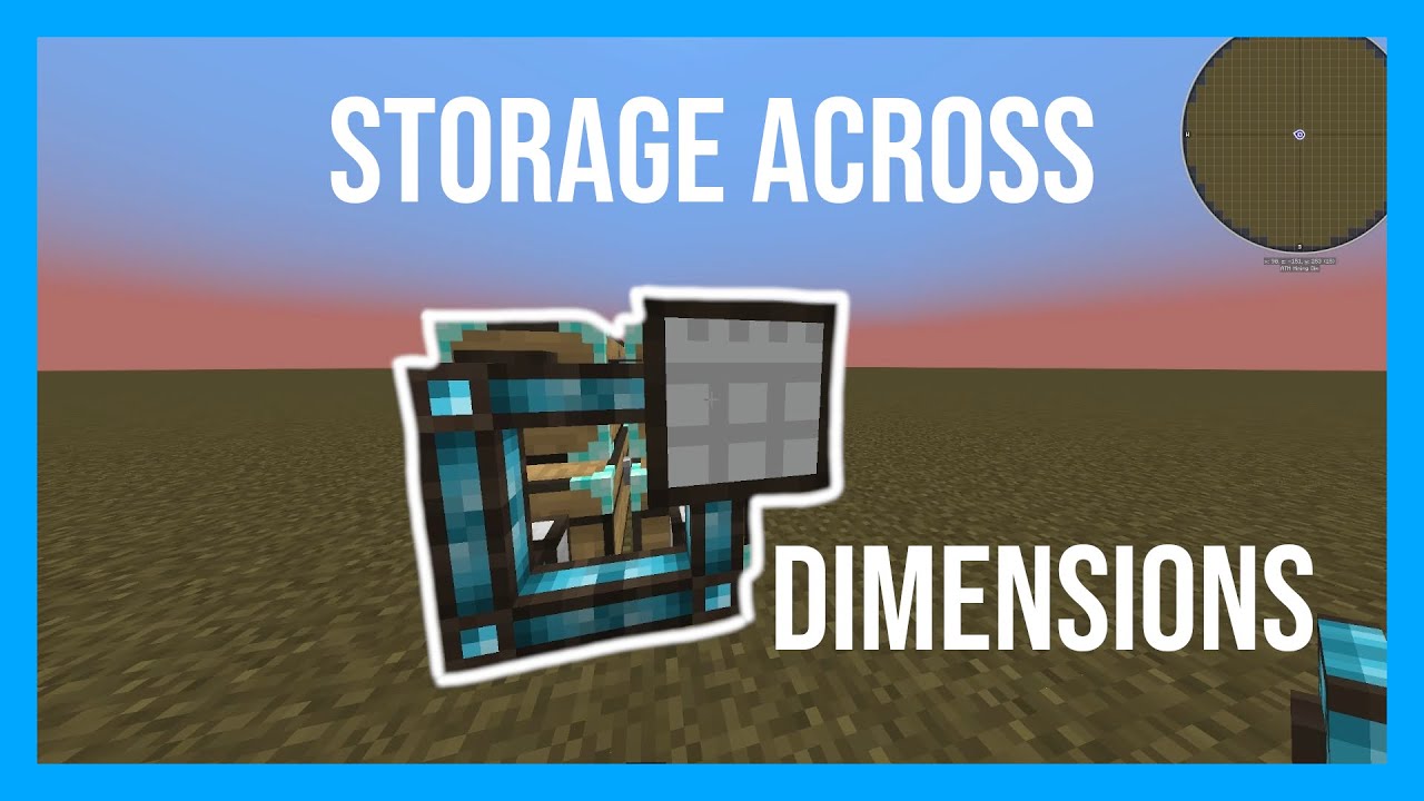 How to access items from ANY dimension in 30 seconds | All the Mods 10