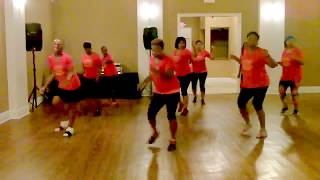 Video thumbnail of "I'm Blessed Line Dance - New Orleans, LA"