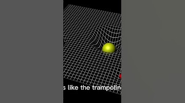 Trampoline analogy visualizing quantum gravity  #ytshorts  #youtube #shorts #space #physics #fact
