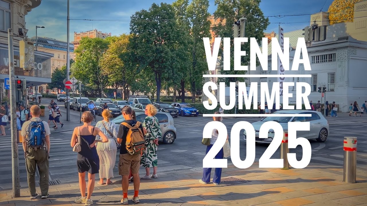 Vienna Walking Tour Summer 2025 - Relaxing City Walk In 4K HDR