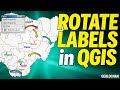 Label in QGIS (Shift , Rotate)