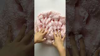 Intense Pink Floam Slime Crunch ASMR! 🎧 #ASMR #Slime #Shorts #Satisfying #Floam