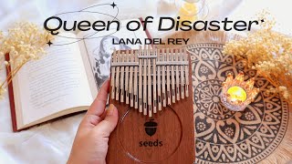 Lana Del Rey - Queen of Disaster | Kalimba Cover with Tabs ♡ Resimi