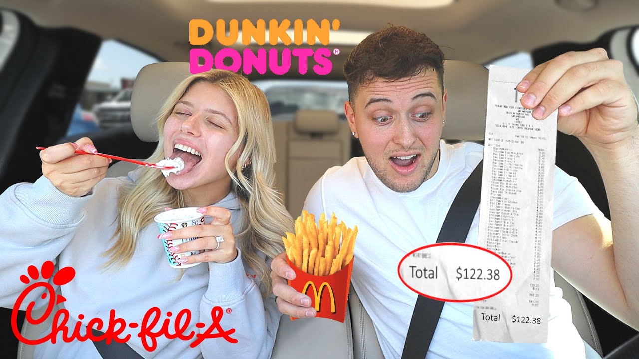 LETTING THE PERSON IN FRONT OF US DECIDE WHAT WE EAT FOR 24 HOURS!