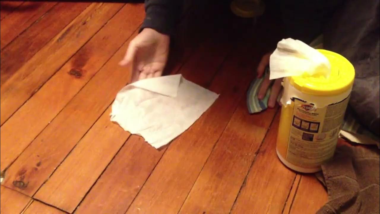 How to use Clorox Wipes or Lysol Wipes to clean microparticulate