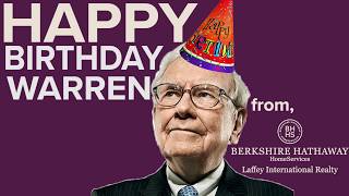 Happy Birthday Warren Buffett!