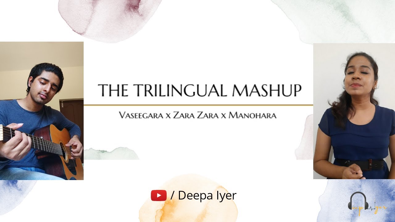 The Trilingual Mashup  Vaseegara  Zara Zara  Manohara  Harris Jayaraj  Bombay Jayashri