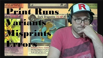 Team Rocket Guide - How To Identify Pokemon Card Print Runs, Variants, Misprints and Errors