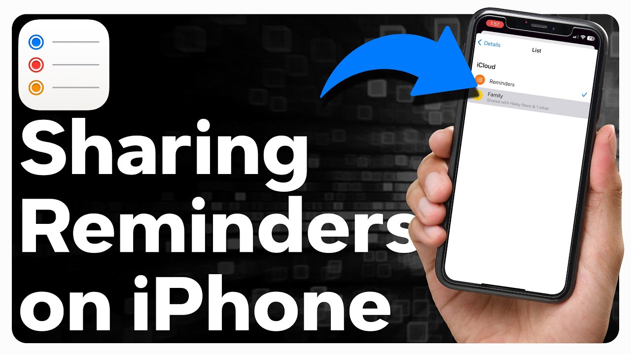How To Share Reminders On IPhone YouTube How To Share Reminders On IPhone YouTube