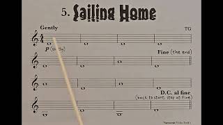5 Sailing Home Piano Accompaniment At Rehearsal Speed
