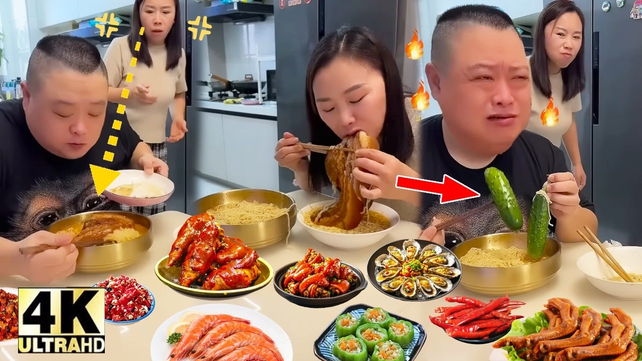 巨大な角煮が消えたASMR _ ASMR FOOD 🍜🍝🍜🥓🥢🍗#asmr#食べ物#vlog