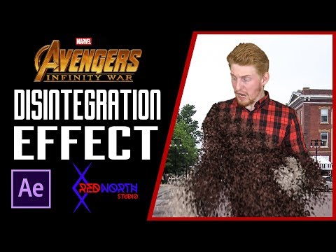 DISINTEGRATION EFFECT | After Effects