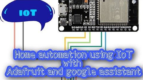 Home automation using IoT with adafruit and google assistant