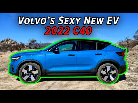 Volvo's Newest EV Is Also Their First Coupe Crossover | 2022 Volvo C40 Recharge