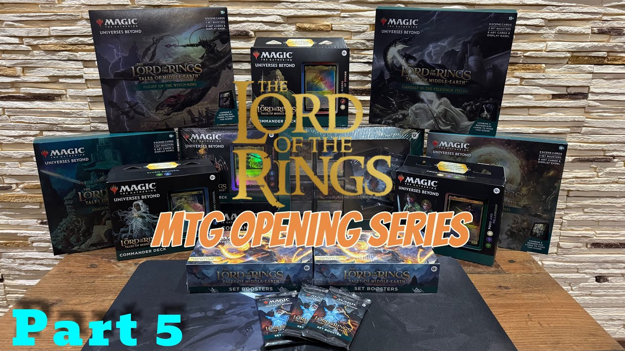 MTG: The Lord of the Rings |Opening Series| PART 5 |Opening All 4 Scene Boxes – INSANE Pulls!|