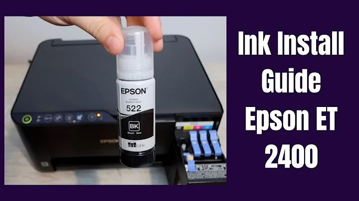 How To Install Ink Epson Eco Tank ET 2400 [Step-By-Step Guide]