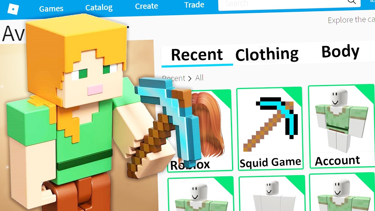 Minecraft Roblox Skin