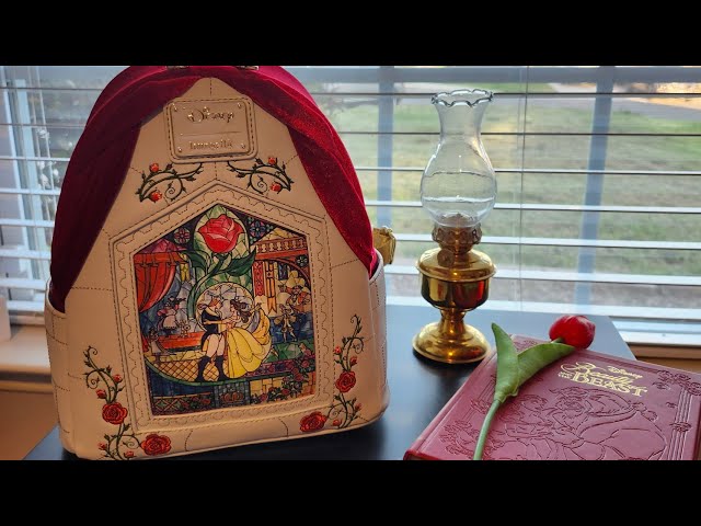The Enchanting Beauty and the Beast Stained Glass Portrait 