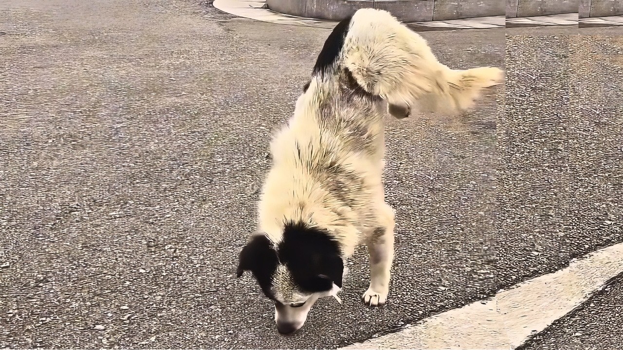 Paralyzed stray dog struggled to survive on the street, but no one cared until this happened