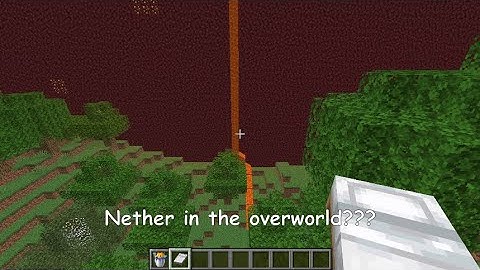 Loading Nether in the overworld in Minecraft
