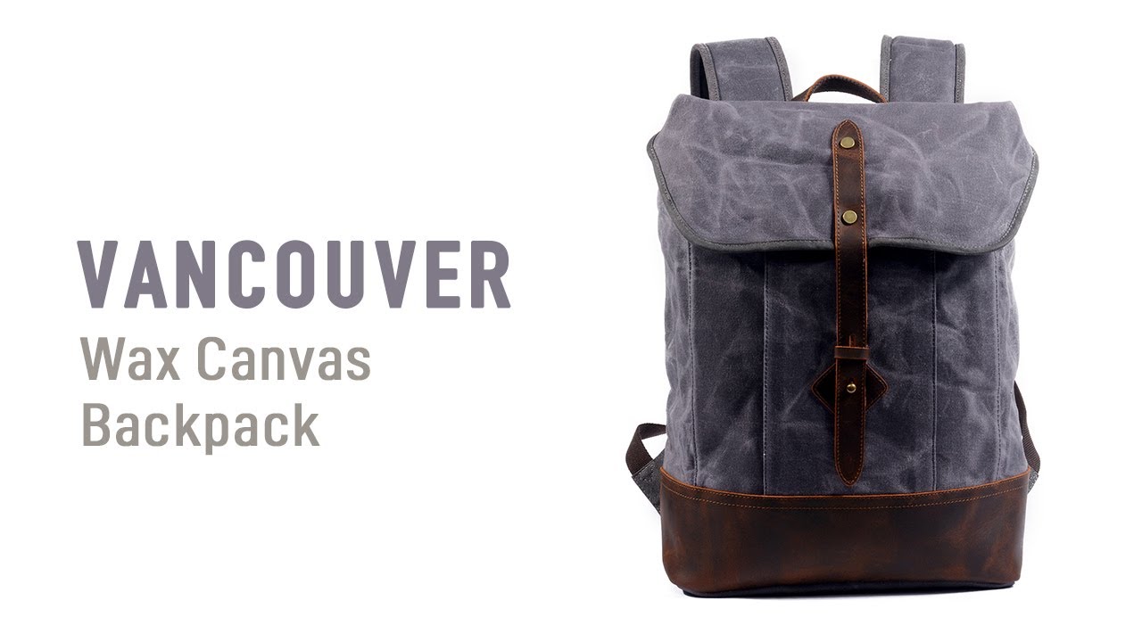 Wax Canvas Backpack | VANCOUVER