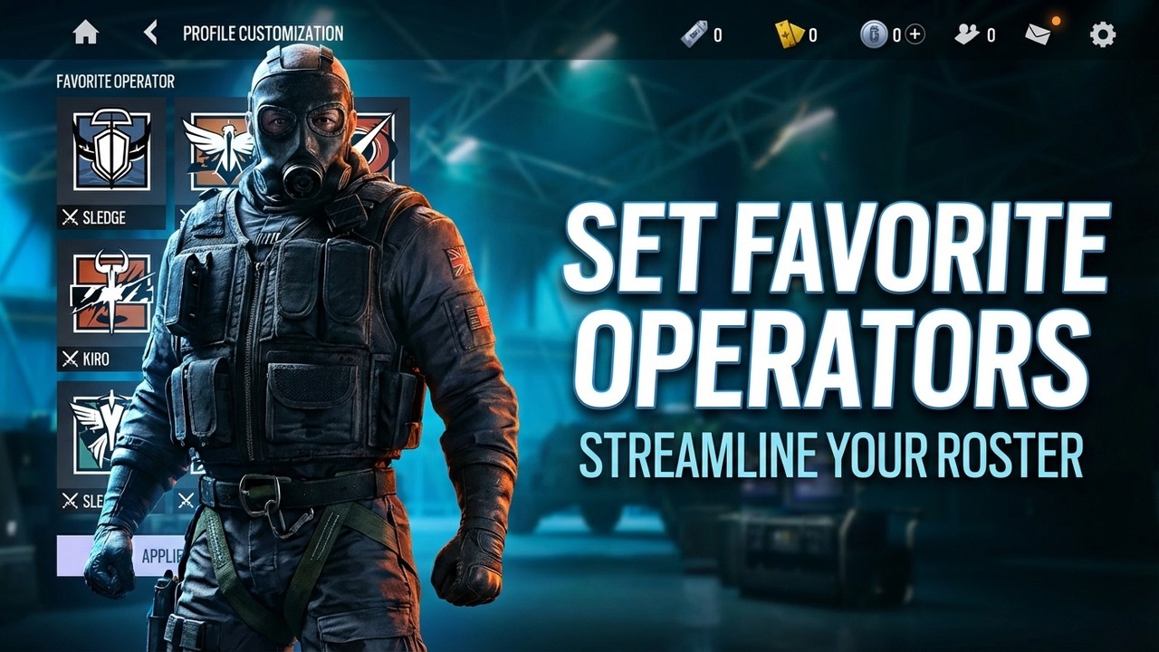 Rainbow Six Mobile: How To Change Favourite Operators