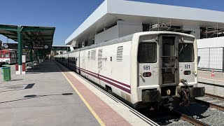 Intercity Talgo VI Murcia del Carmen-Valencia Nord. Uno de los últimos trenes remolcados de Renfe