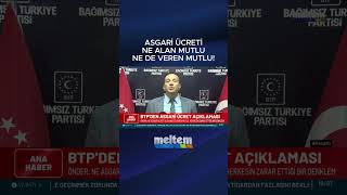 Asgari̇ Ücreti̇ Ne Alan Mutlu Ne De Veren Ündem Ücret