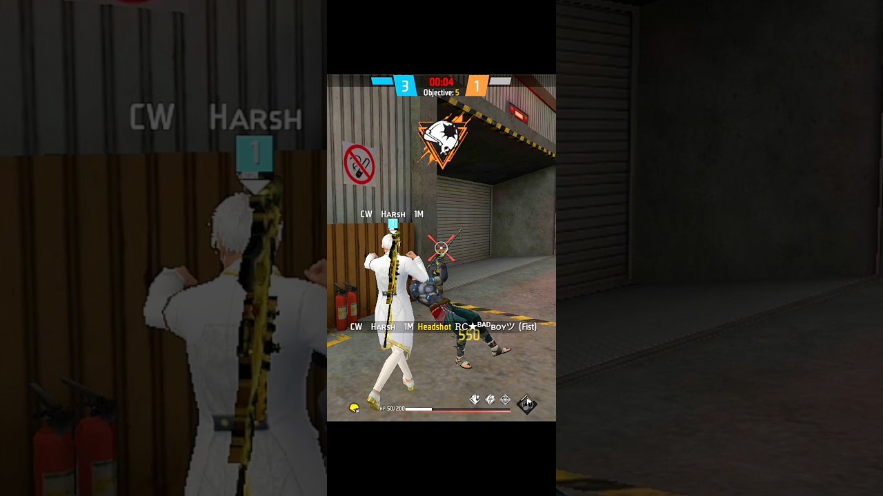 ONLY HEADSHOT WITHOUT ANY GUN IN FREE FIRE 