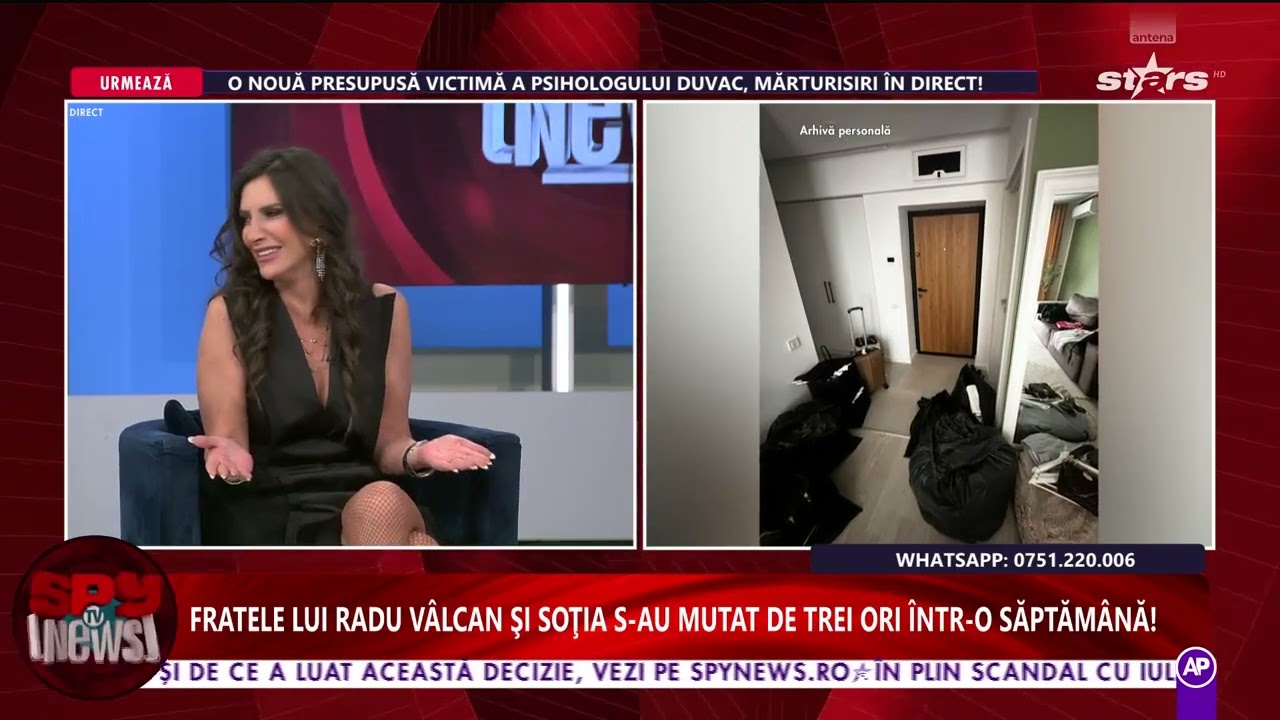Fratele lui Radu Vâlcan și soția s-au mutat de trei ori într-o săptămână