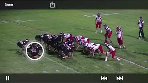Football highlights Travis Whitaker#20