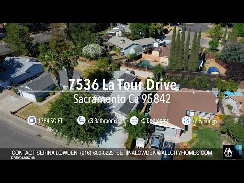 7536 La Tour Dr, Sacramento, CA home video tour