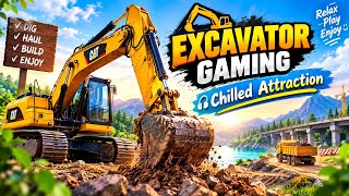 🚜 GIANT EXCAVATOR GAME! 😱 Dig Build & Have FUN! | Kids Construction #ExcavatorGame #ExcavatorGaming  screenshot 3