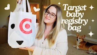 Target baby registry bag unboxing