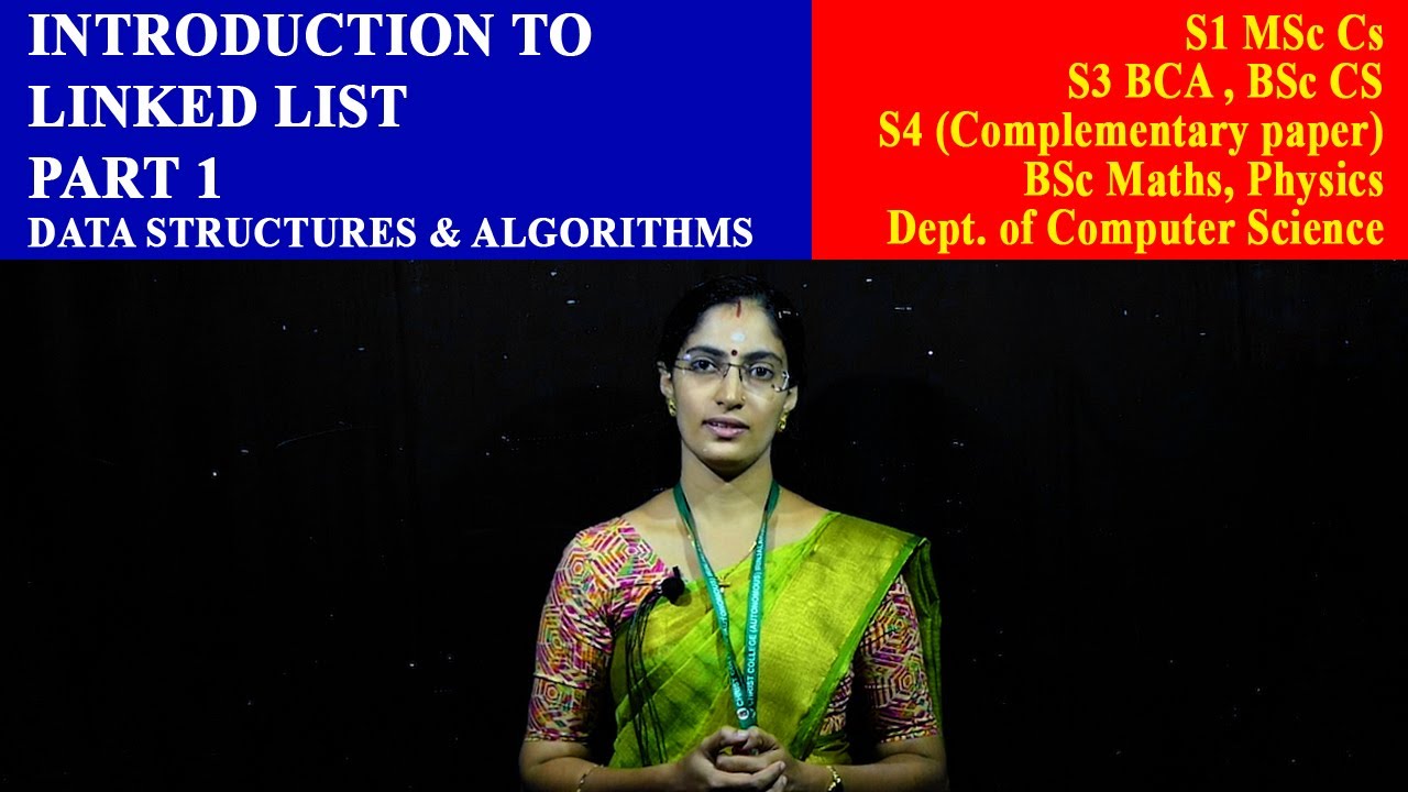 Introduction to Linked list Part 1| Data Structures & Algorithms ...