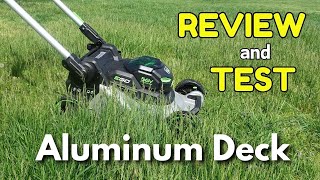 New EGO (2024) Aluminum Deck Mower - REVIEW and TEST - LM2206SP