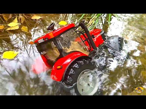 mini moederlijk shampoo Jousts BRUDER TRACTOR CASE IH CVX 230 drowned - YouTube