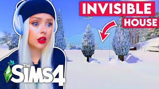 INVISIBLE HOUSE CHALLENGE in The Sims 4 // Sims 4 House Building Challenge