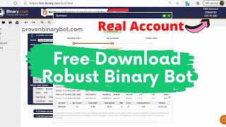 Live Trade Example - Up down Binary Bot | Robust Amazing Awesome Binary Deriv Bot Wealth