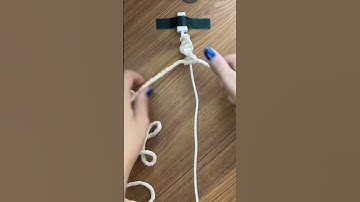 🧶best idea🧶cable cover🪅macrame weaving