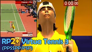 Retroid Pocket 2+ PSP Virtua Tennis 3 Gameplay screenshot 1