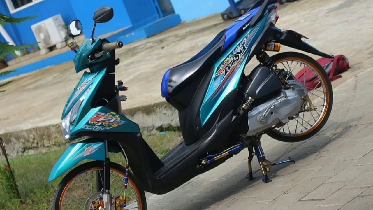 Modifikasi honda beat fi ring17 babylook YouTube