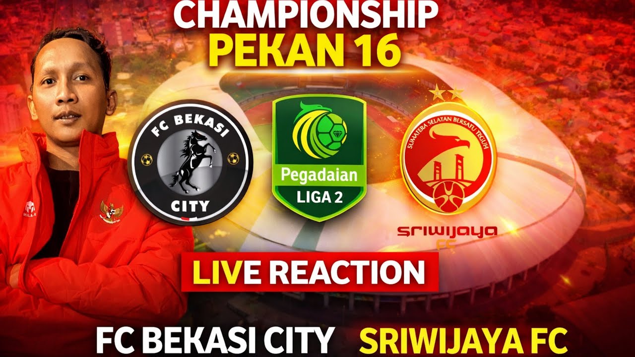 SRIWIJAYA MAKIN TERBENAM ‼️ DIBANTAI FC BEKASI CITY 7  VS 0  SRIWIJAYA FC 🔴 LIGA 2 PEKAN 16